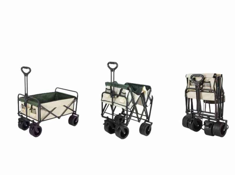 Anchor Heavy Duty Folding Utility Wagon Cart for Camping Outdoor Shopping