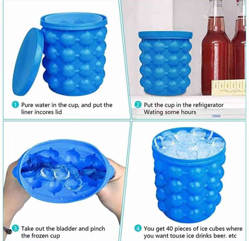 Multifunctional Portable Silicone Ice Cube Maker
