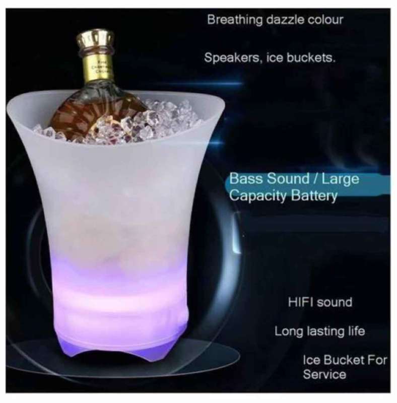 LED ICE Bucket Rechargeable Bluetooth Speaker AZ-0240