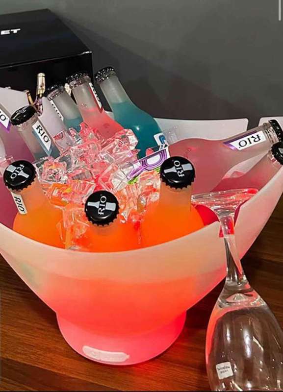 LED ICE Bucket Rechargeable Bluetooth Speaker 7L