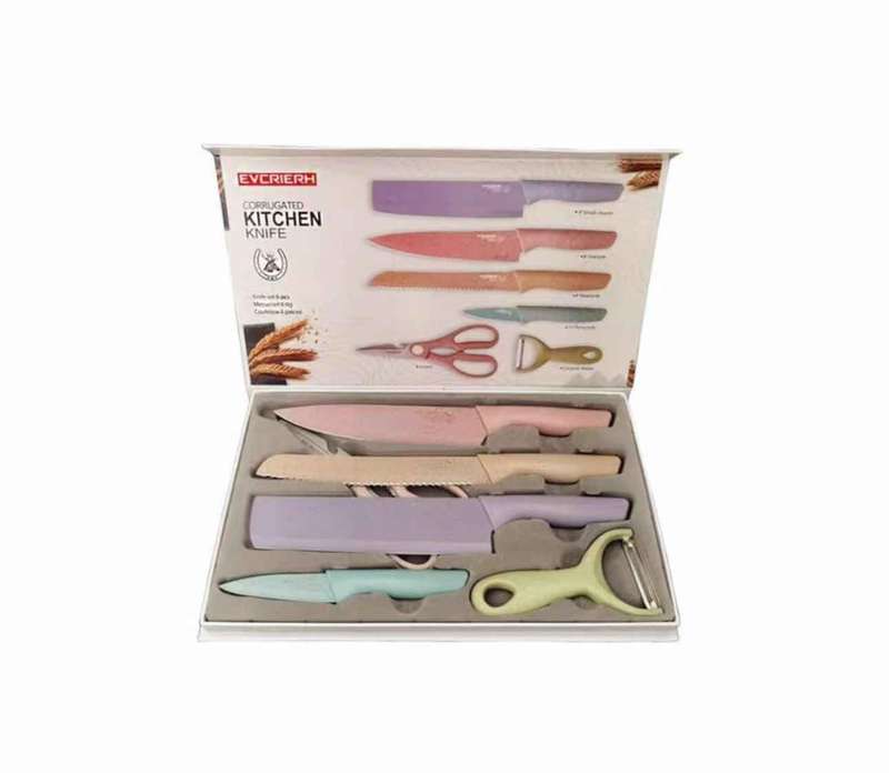 6pc Stainless Steel Kitchen Knife Set