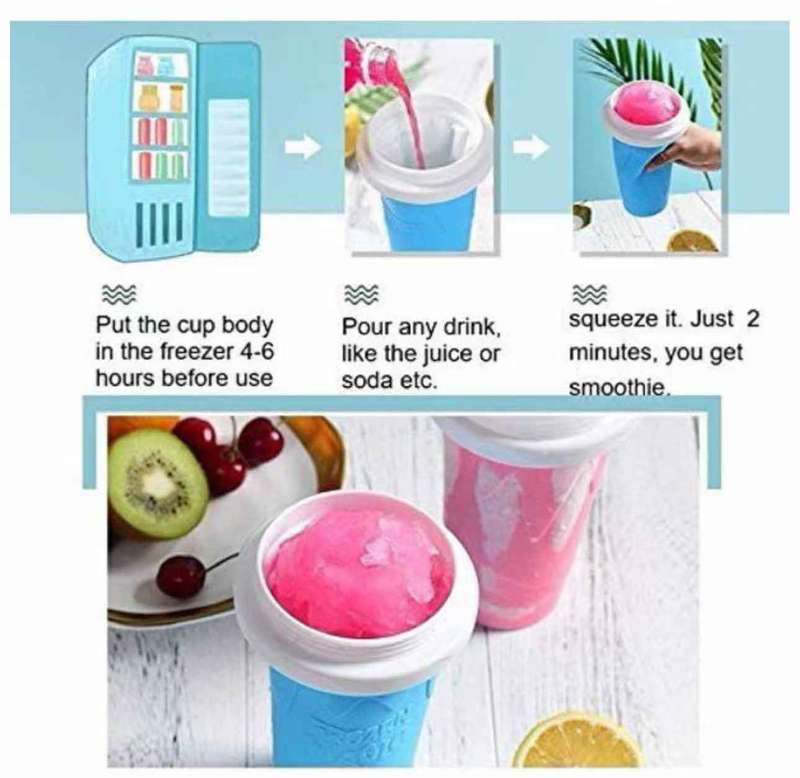 Slushie Maker Cup - DIY Slushy Maker Quick Frozen Magic Smoothies Cup -350ml