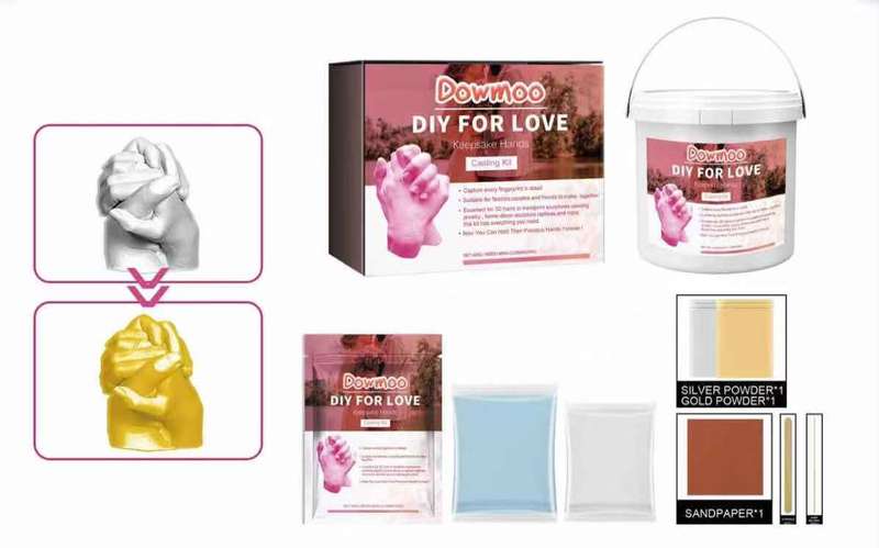DIY Casting Couple  adult Hand Moulding Kit