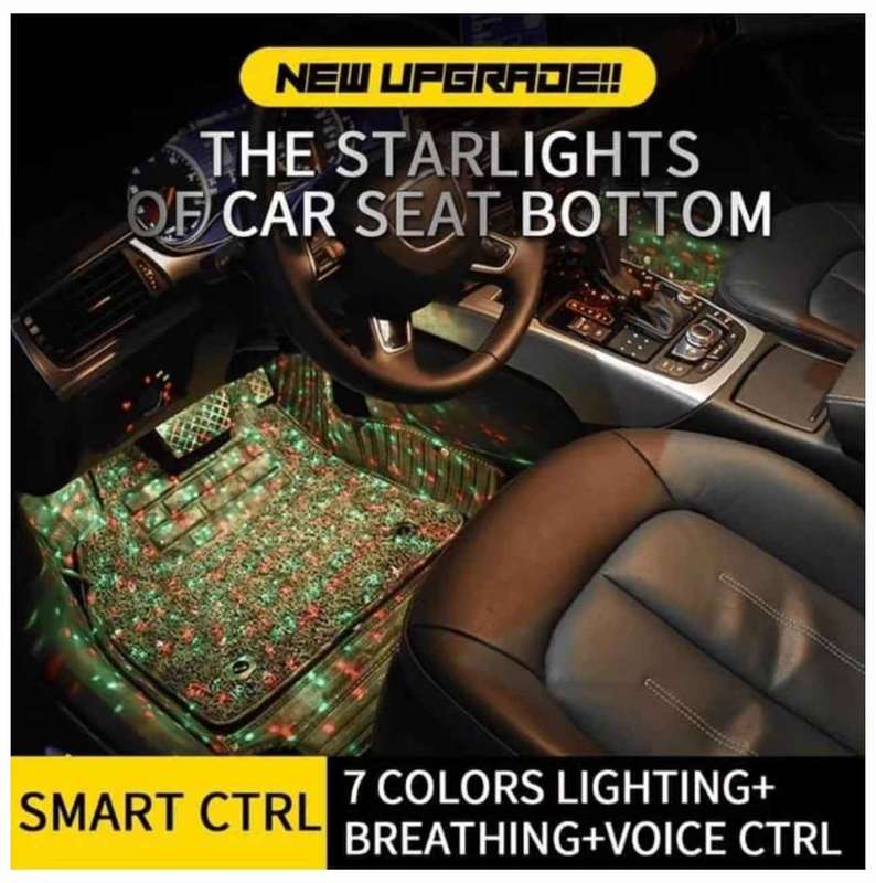 Interior LED Lamp Starlight Of Car Seat Bottom