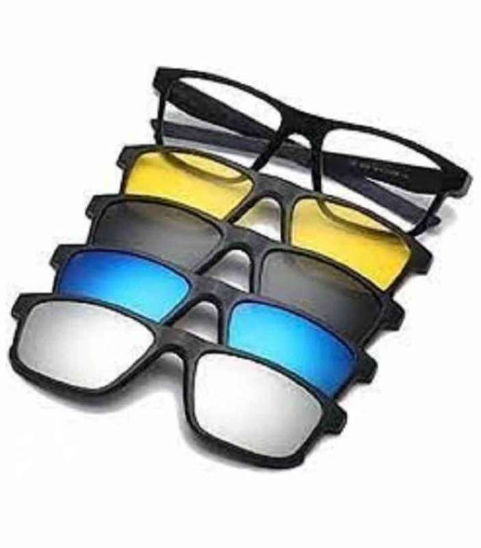 Magic Vision 5 in 1 Quick Change Magnet Lenses Frame Sunglasses