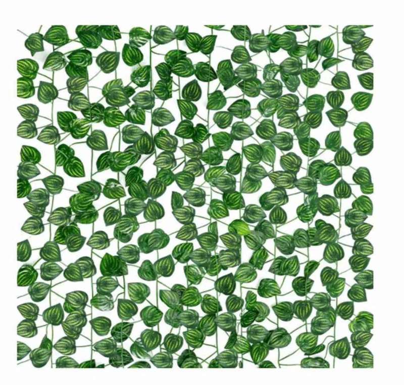 12 Strands Artificial Leaves Plants Vine Hanging Garland Wall Decor C