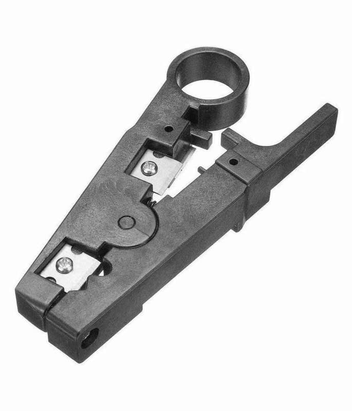 Tool Kit LAN Crimper Down Wire Stripper Cat5 6 RJ45 BAG PK