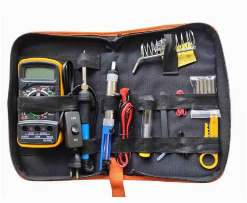 Soldering kit and Stand with Multi Meter
