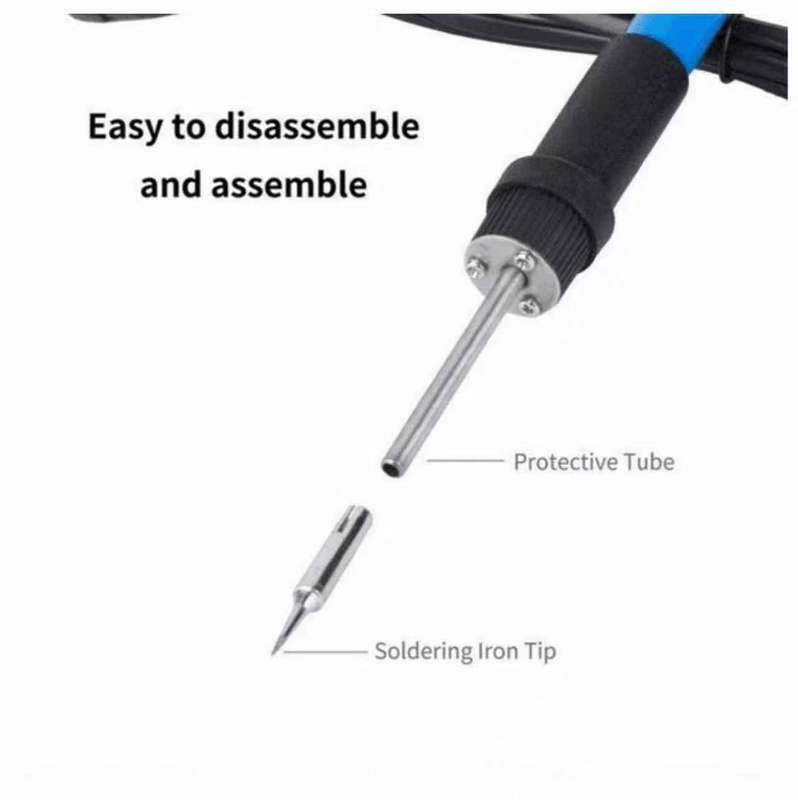 Tool DIY Adjustable Temp Handle Electric Soldering Iron Kit Set