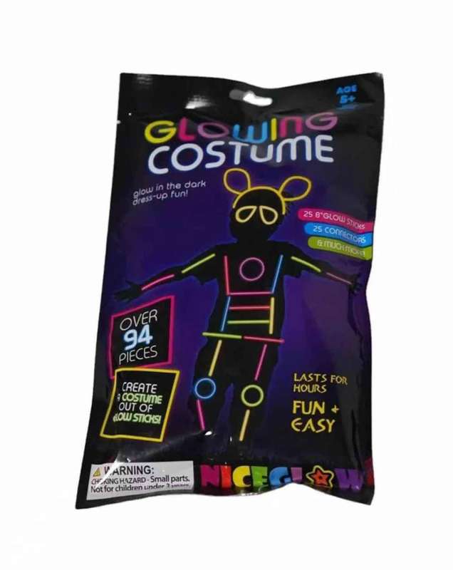 Entertaining Fun Creative Vibrant Glowsticks Body Costume