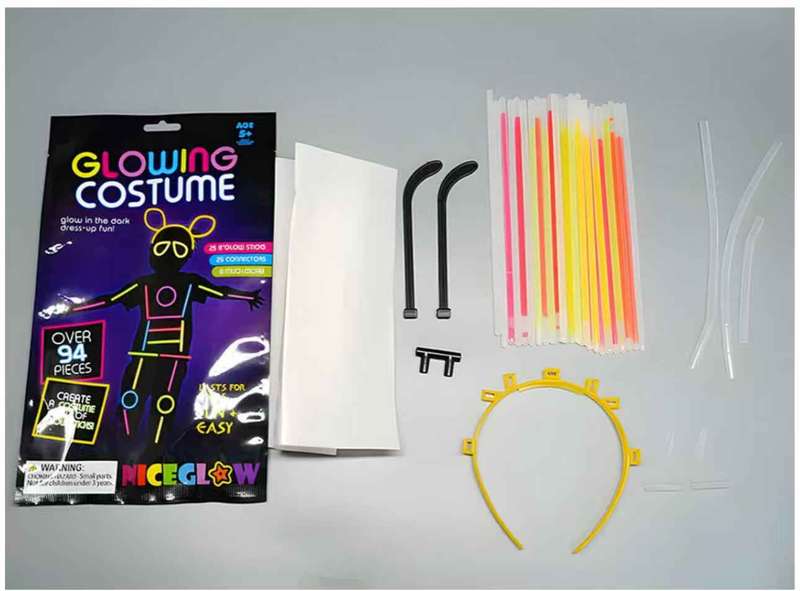 Entertaining Fun Creative Vibrant Glowsticks Body Costume