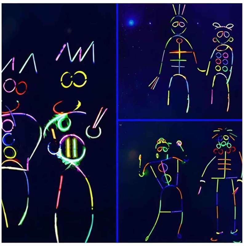 Entertaining Fun Creative Vibrant Glowsticks Body Costume