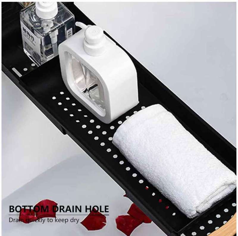 Bath Tray Expandable Bathtub Caddy Storage Rack Bathtub Tub Organizer
