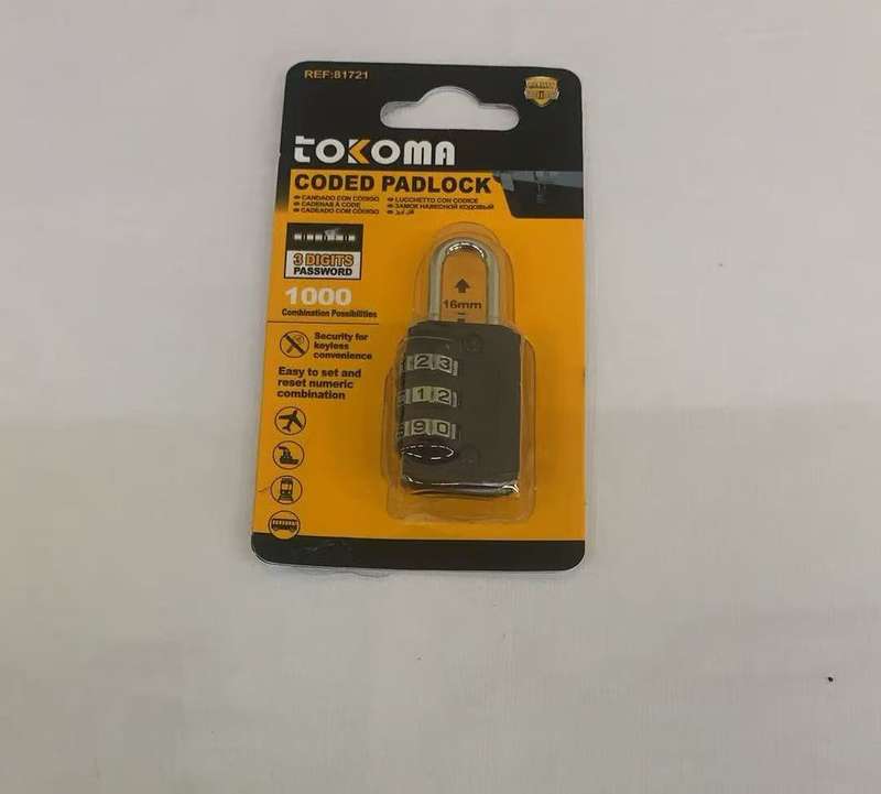 coded padlock