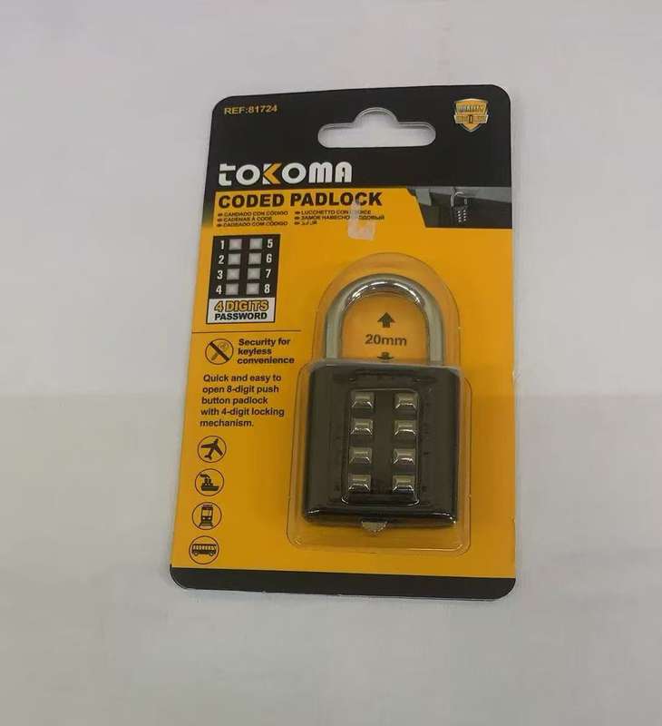 coded padlock
