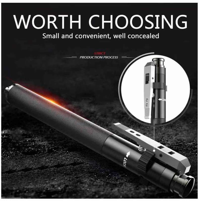 Pocket-Sized Expandable Auto Spring Baton JY-130