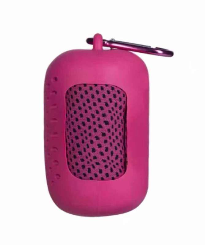 Cooling Fitness Ice Towel With Silicone Key Holder