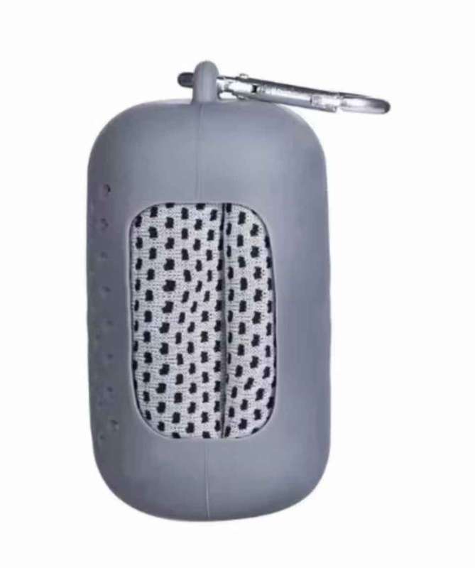 Cooling Fitness Ice Towel With Silicone Key Holder