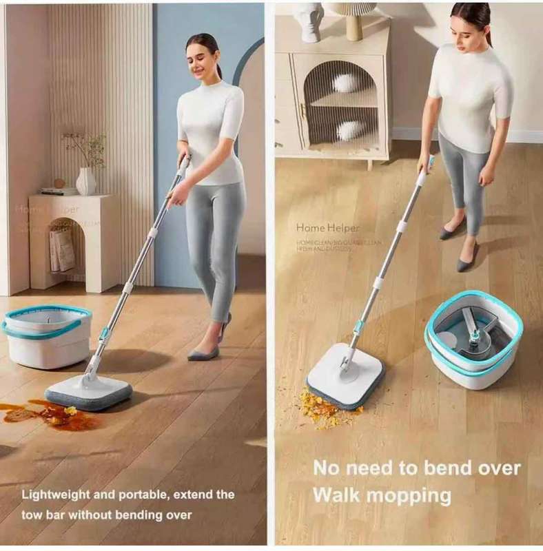 Microfiber Twist Mop and Bucket Set