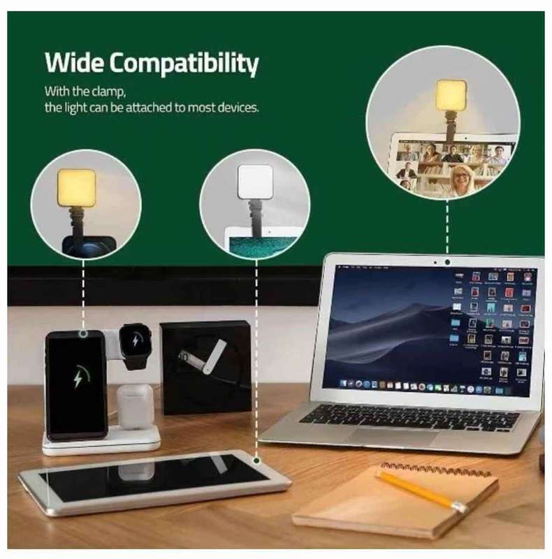 Multi-Angle Adjustment LED Pocket Video Mobile Phone Fill Light