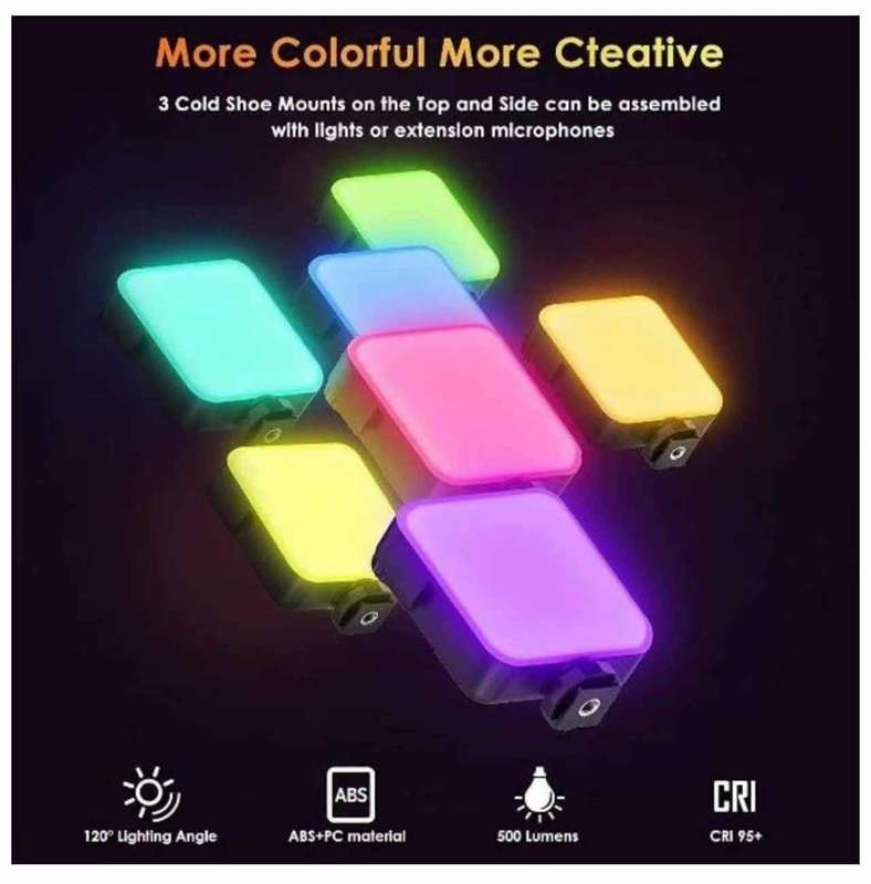 Multi-Angle Adjustment LED Pocket Video Mobile Phone Fill Light
