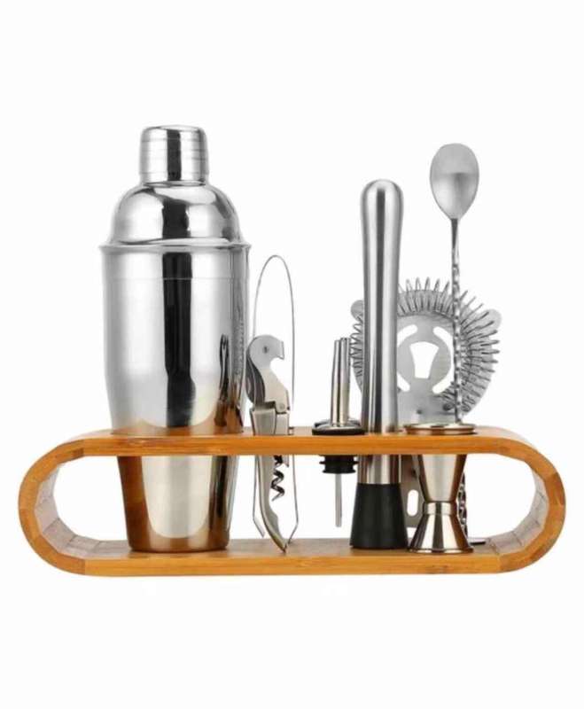 Stainless Steel Cocktail and Barware Tool Sets -10 Pieces