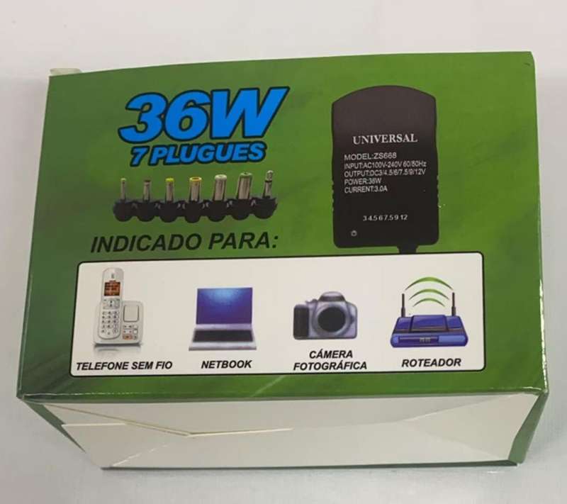 Universal Adjustable Voltage Charging Power Adapter 36W