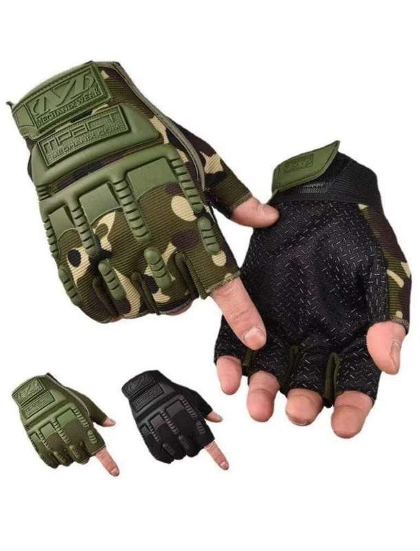 1 Pairs Outdoor Sports Half Finger Gloves
