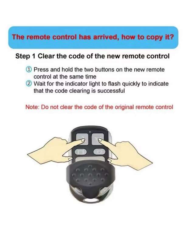 Universal Fixed Code Remote Control