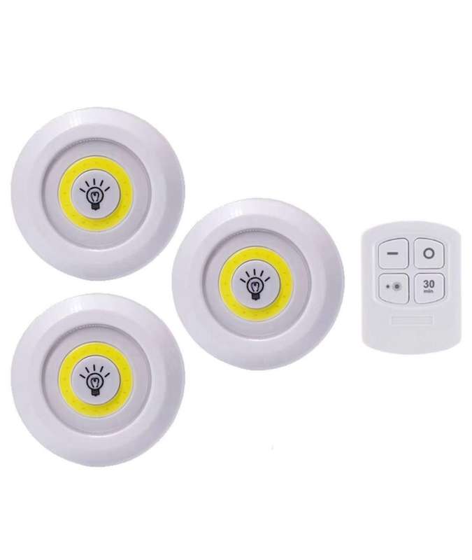 LED/COB Light 3 piece set with Remote Control