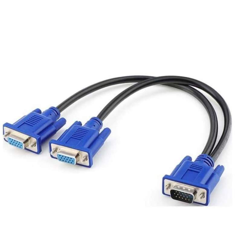 Blessed VGA Male to 2 VGA Female Cable