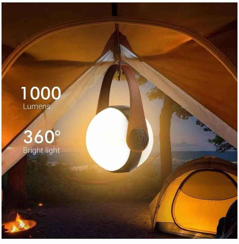 LED Hiking/ Desk Lamp Rechagable with 360 Lighting Stage