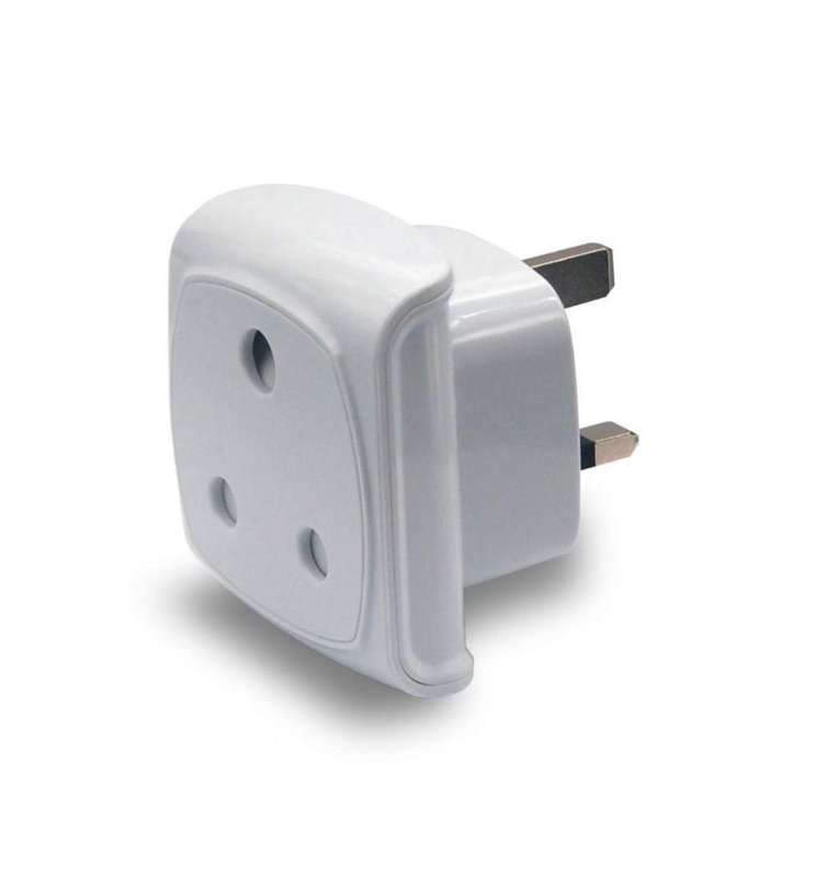 UK (M) to South African (F) Power Plug Converter -