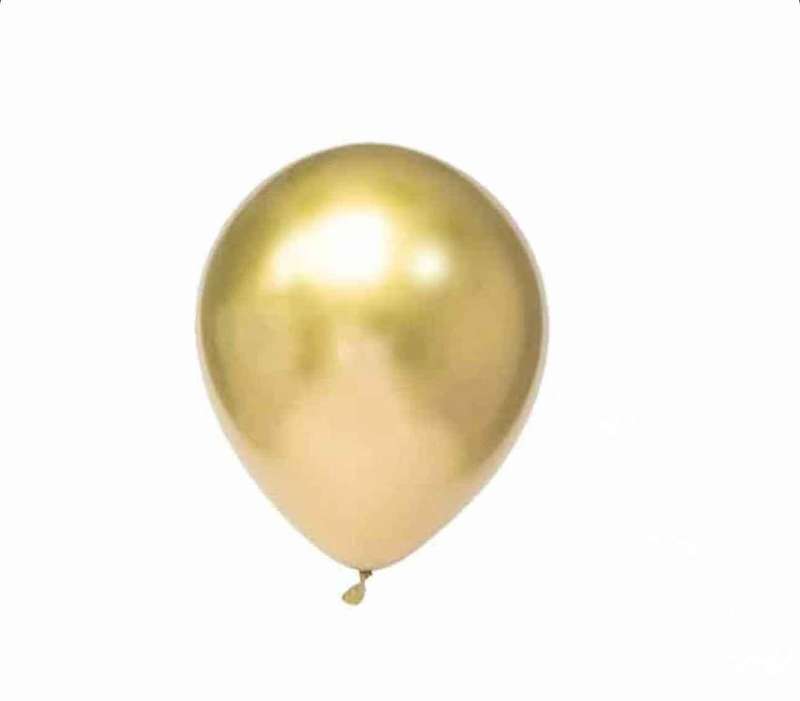 Balloons - Helium - Latex -Gold Colours - 10 Pieces - 1 Pack