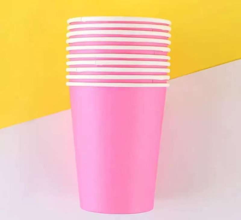 Party paper Cups - Pink - 10 Piece Per Pack