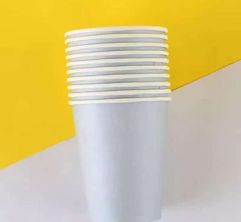 Party paper Cups - Gray - 10 Piece Per Pack