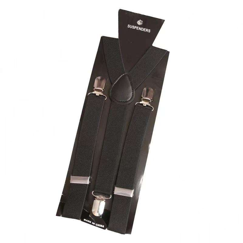 Unisex Suspenders Braces - Black