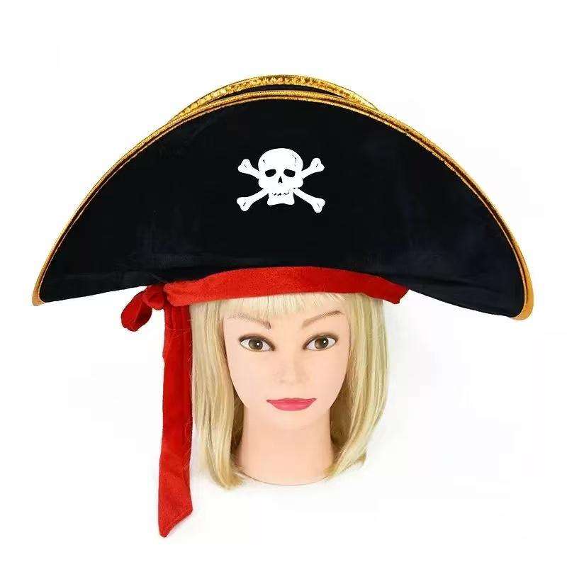Pirate Hat Skull Print Pirate Captain