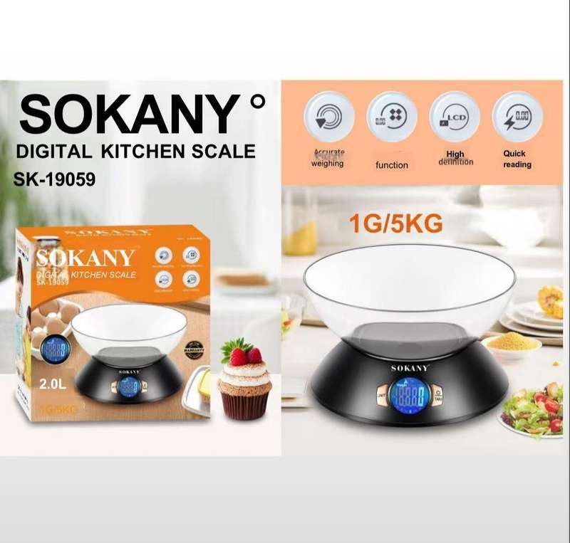 sokany digital kitchen scale 1G-5KG