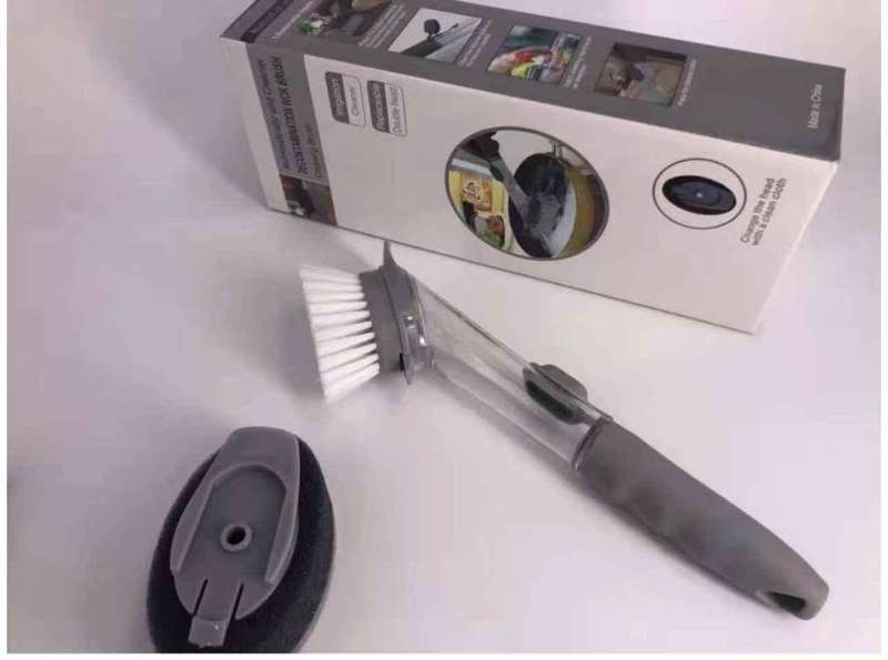 Automatically Add Cleaner - Decontamination Wok Brush Cleaning Brush
