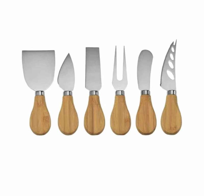 6 Pieces Cheese Knife Set
