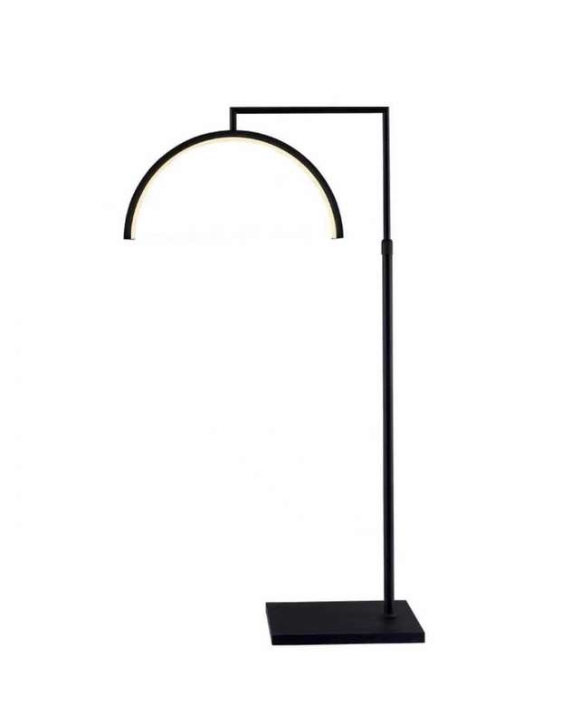 Half Moon U-Shape Adjustable LED Beauty Light with Cellphone Clip