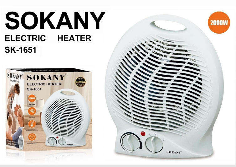 SOKANY ELECTRIC HEATER 2000W