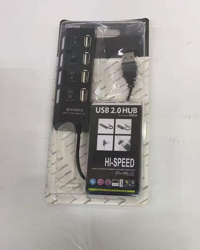 USB 2.0 HUB 4-port / with Individual Switches