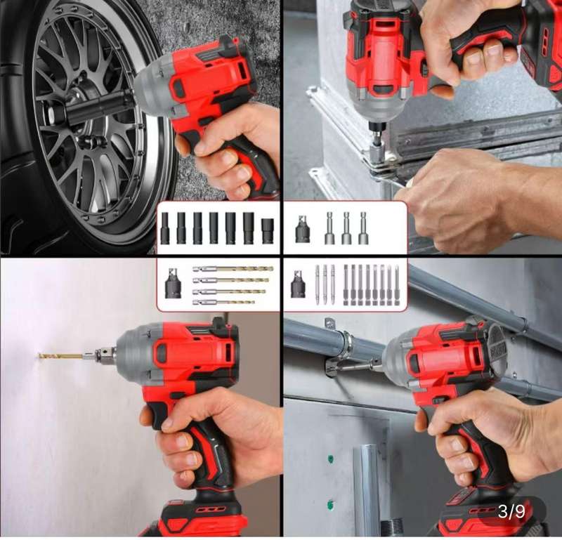 21V 450NM Brushless Cordless Impact Wrench with 4.0Ah Battery
