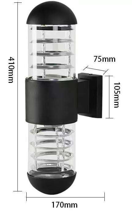 Double head E27 Led Outdoor wall lamp