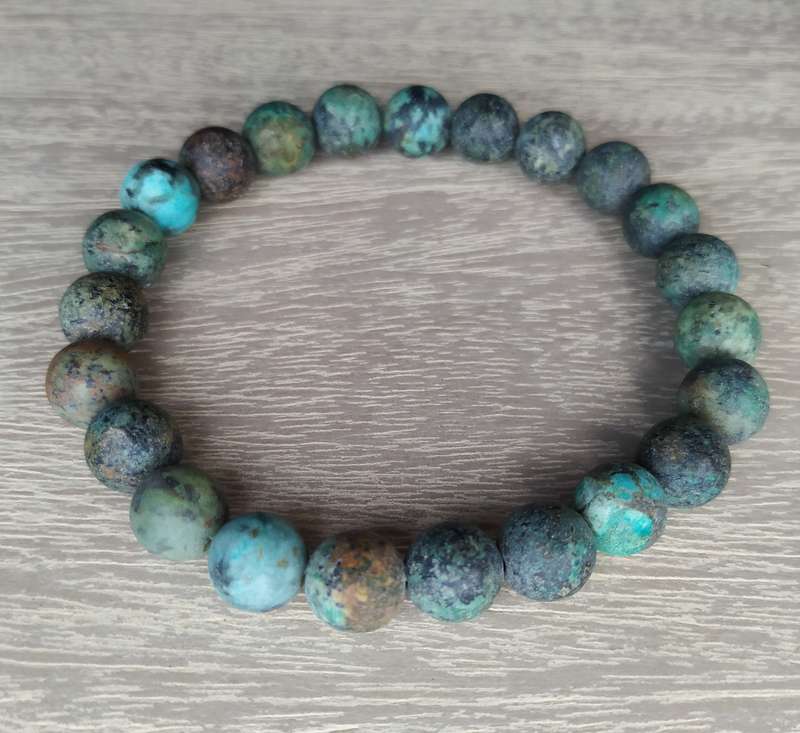 African Turquoise Bracelet - 8mm
