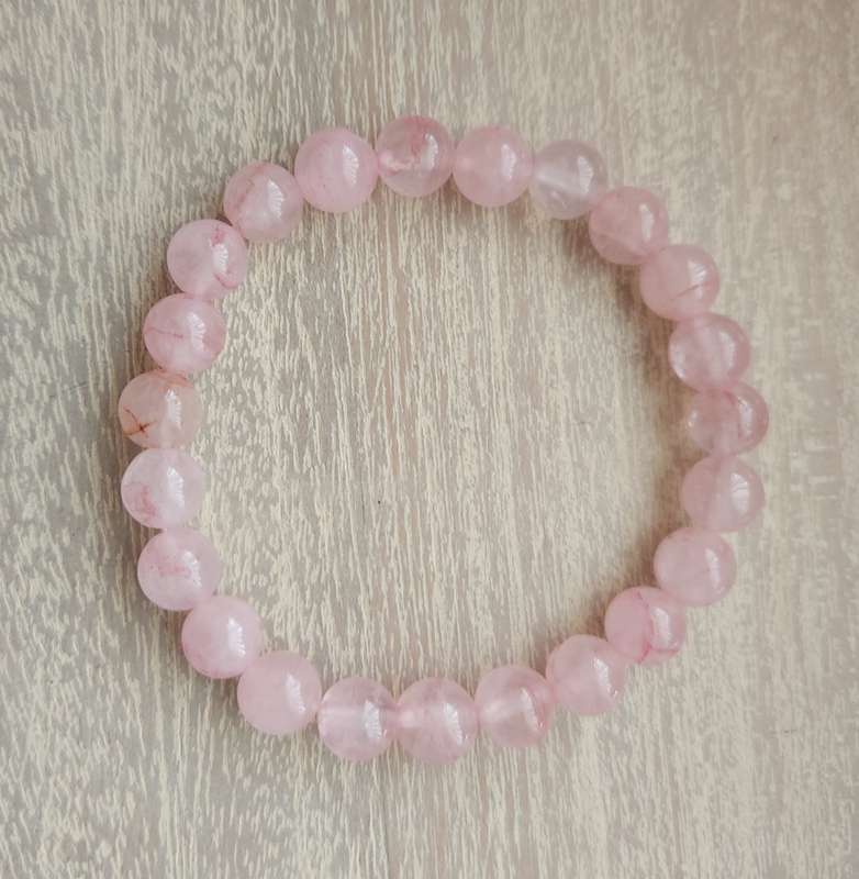 Rose Quartz Bracelet - 8mm