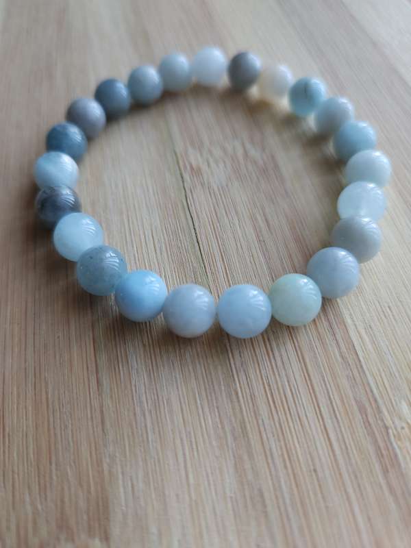 Aquamarine Bracelet - 8mm