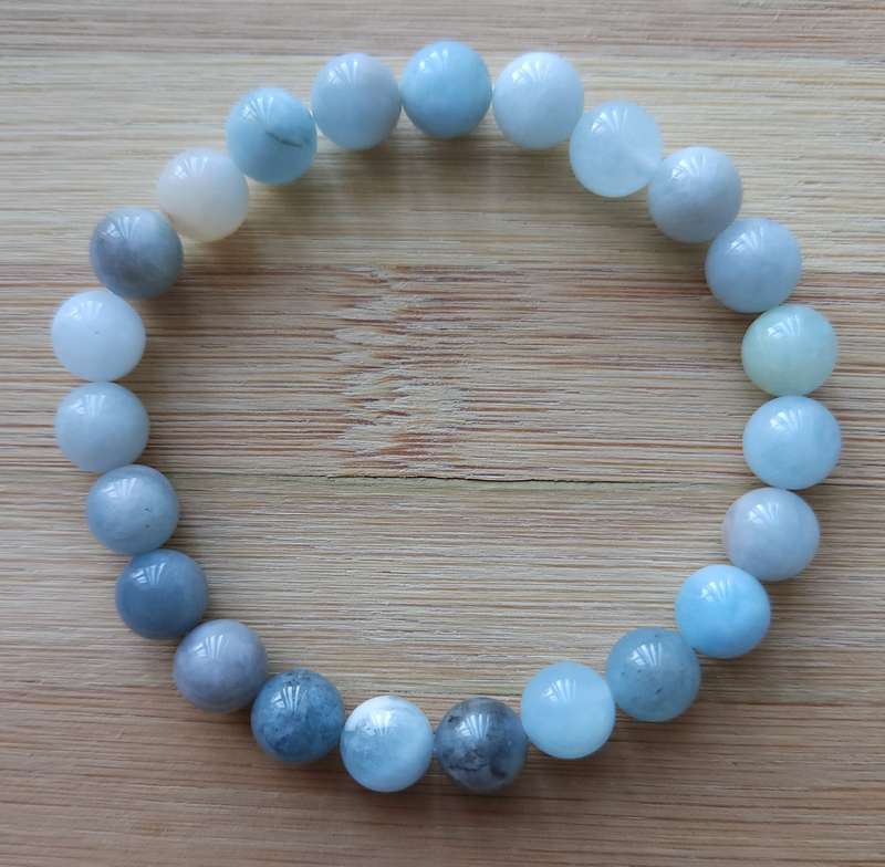 Aquamarine Bracelet - 8mm